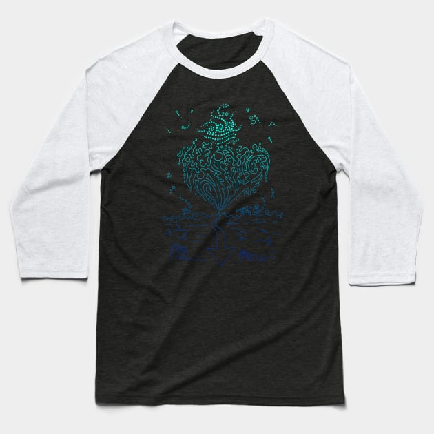 Water Tribe Constellation. Baseball T-Shirt by hybridgothica